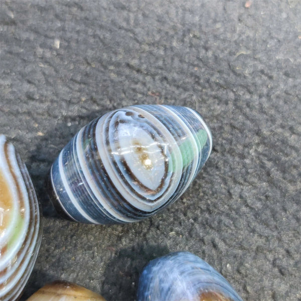 Blue Silk Agate Beads-ToShay.org