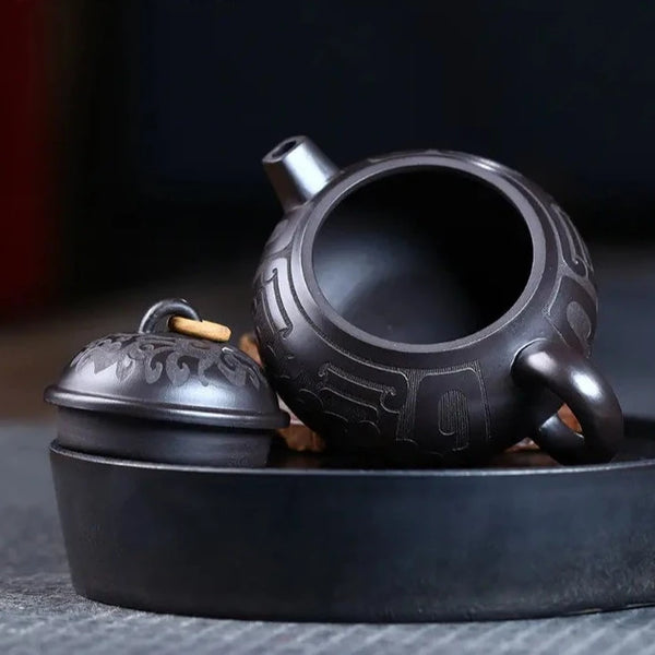 Black Clay Tea Pot-ToShay.org