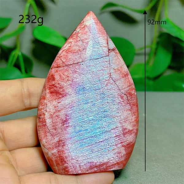 Red Moonstone Crystal Flame-ToShay.org
