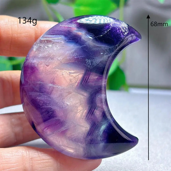 Rainbow Fluorite Moon-ToShay.org