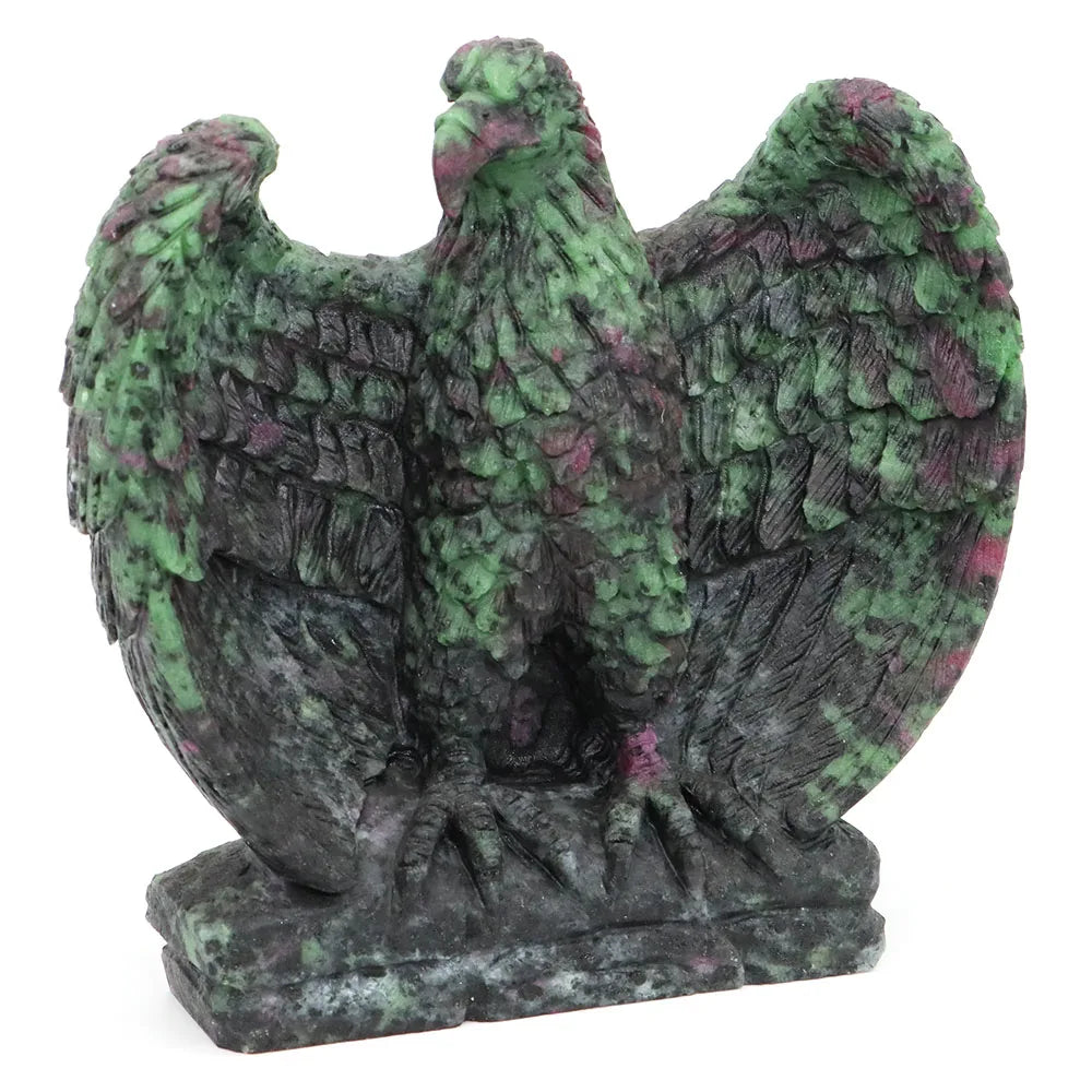 Green Ruby Zoisite Eagle-ToShay.org