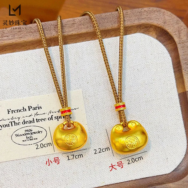 Gold Nugget Pendant-ToShay.org