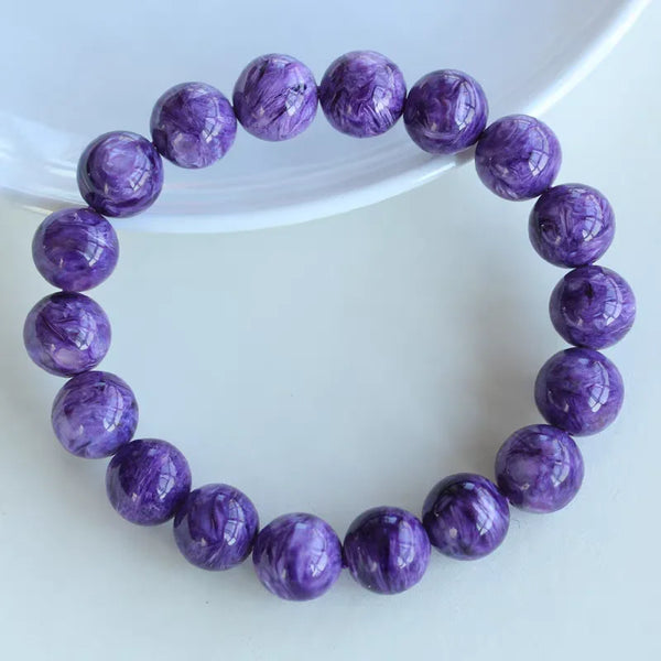 Purple Charoite Bracelet-ToShay.org