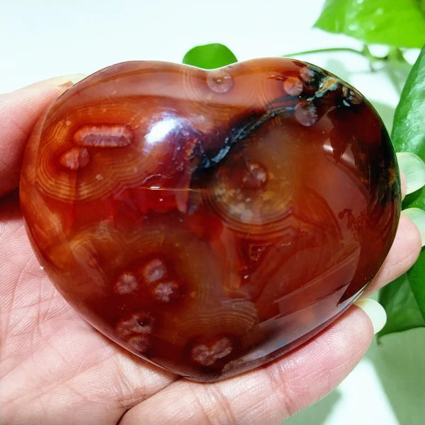 Red Agate Heart-ToShay.org