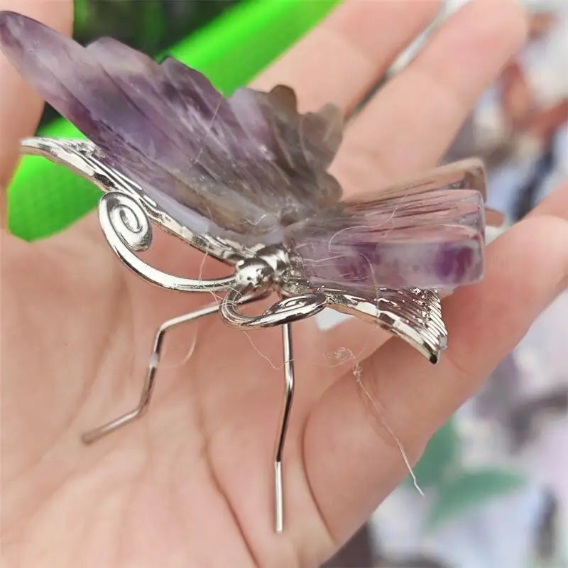 Purple Dream Amethyst Butterfly-ToShay.org