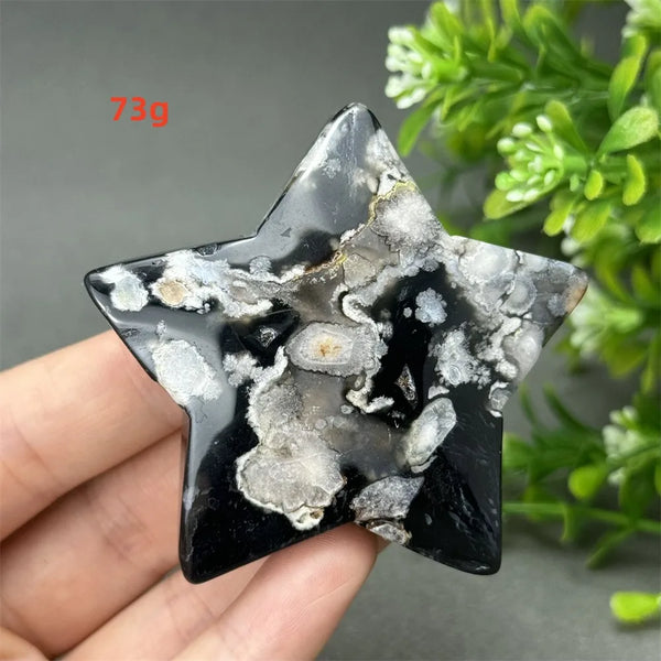 Black Cherry Blossom Agate-ToShay.org