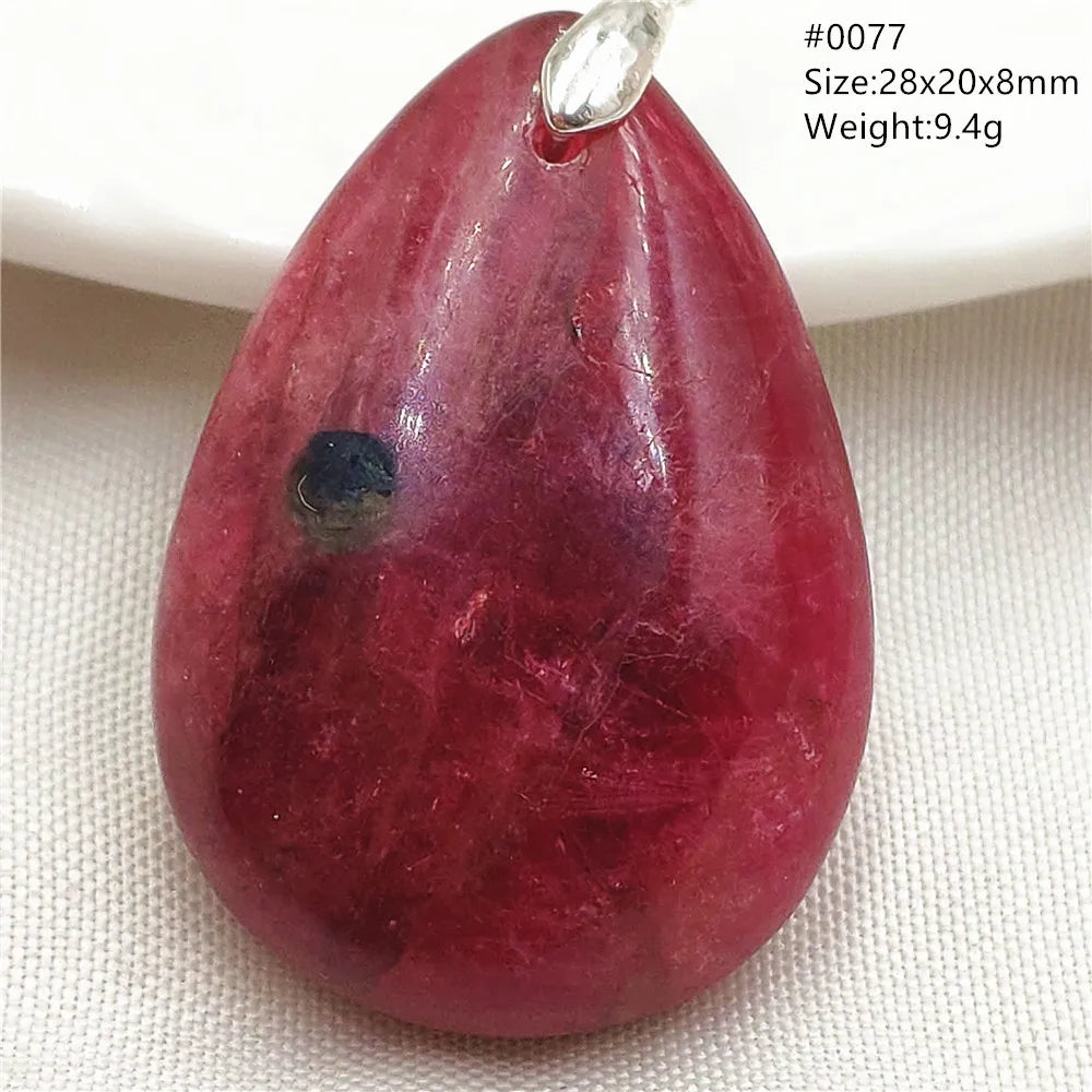 Red Rhodonite Pendant-ToShay.org