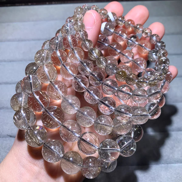 Silver Rutilated Quartz Bracelet-ToShay.org