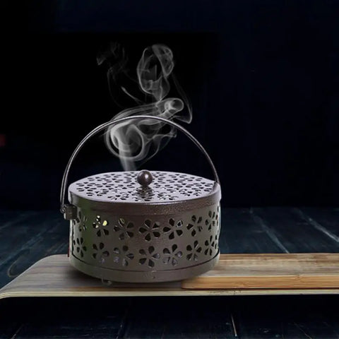 Galvanised Steel Incense Coil Holder-ToShay.org