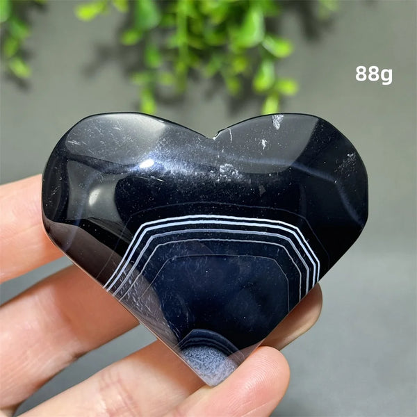 Black Agate Heart-ToShay.org