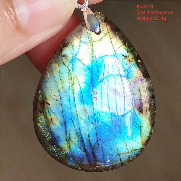 Blue Light Labradorite Pendant-ToShay.org