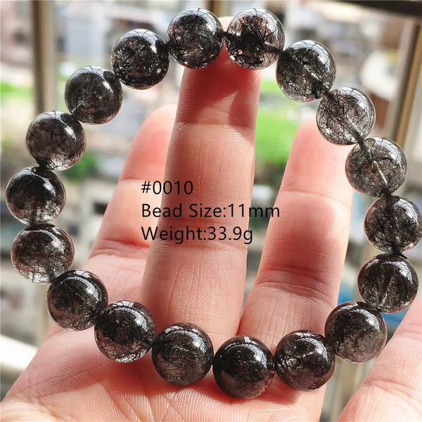 Black Rutilated Quartz Bracelet-ToShay.org