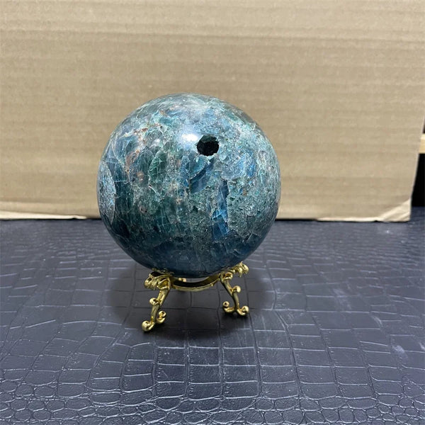 Blue Apatite Ball-ToShay.org