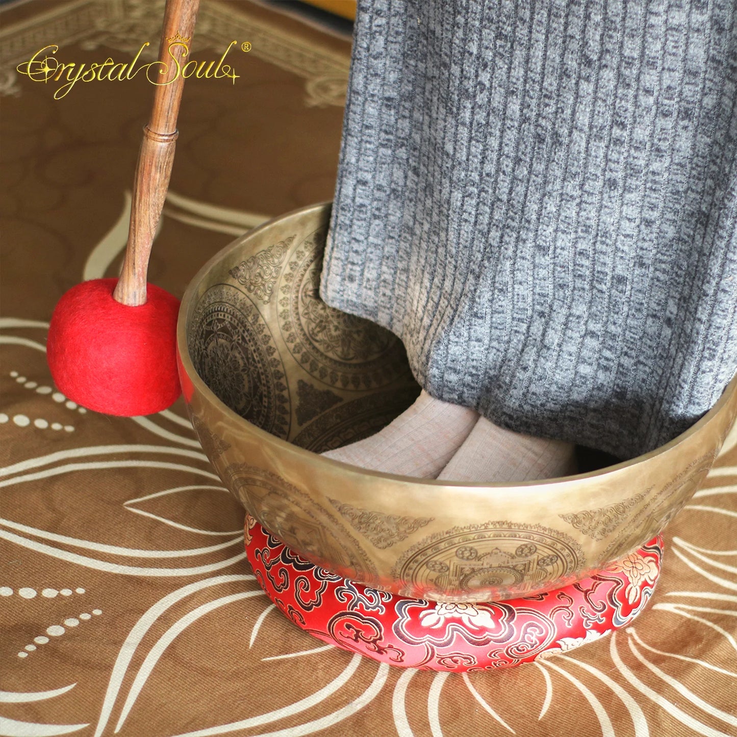 Tibetan Foot Singing Bowl-ToShay.org