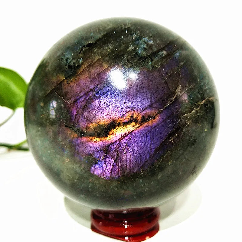 Yellow Labradorite Crystal Ball-ToShay.org