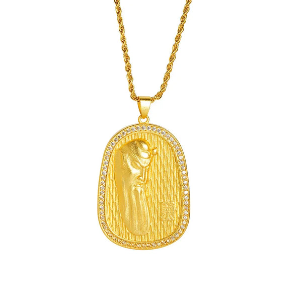 Gold Guan Gong Pendant-ToShay.org