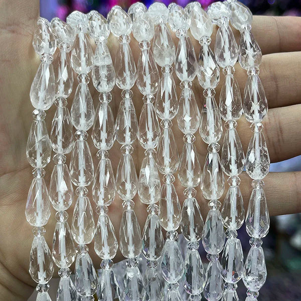 Clear Crystal Water Drop Beads-ToShay.org