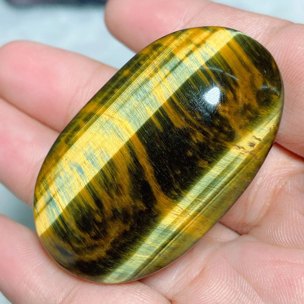 Blue Yellow Tiger Eye Stone-ToShay.org