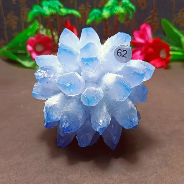 Blue Phantom Quartz Cluster-ToShay.org