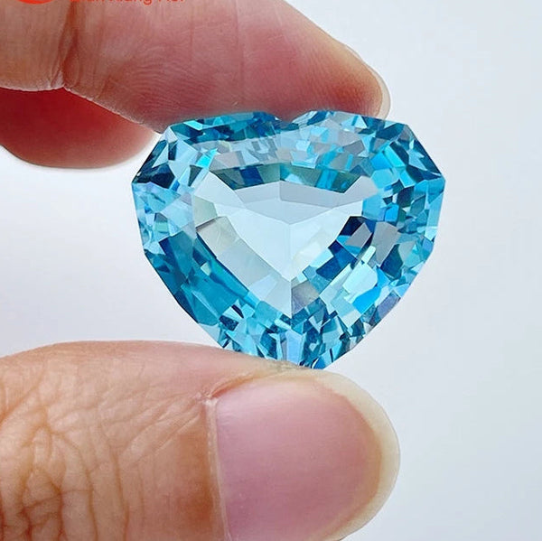 Blue Topaz Heart-ToShay.org