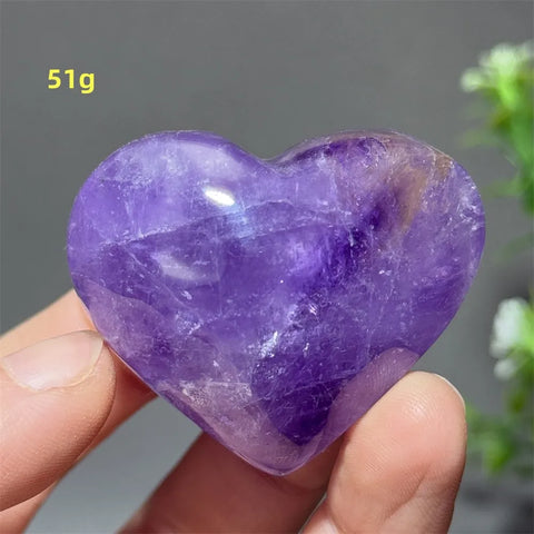 Purple Amethyst Heart-ToShay.org