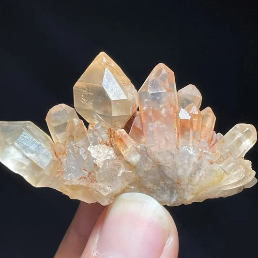 Red Quartz Crystal Cluster-ToShay.org