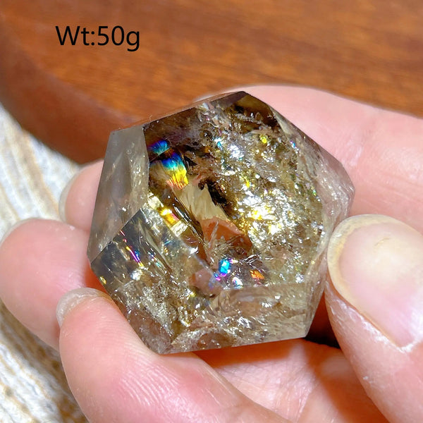Yellow Smokey Citrine Crystal-ToShay.org