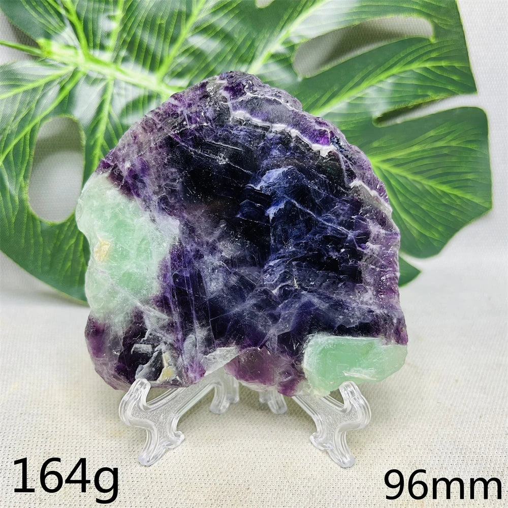 Purple Fluorite Rainbow Slice-ToShay.org
