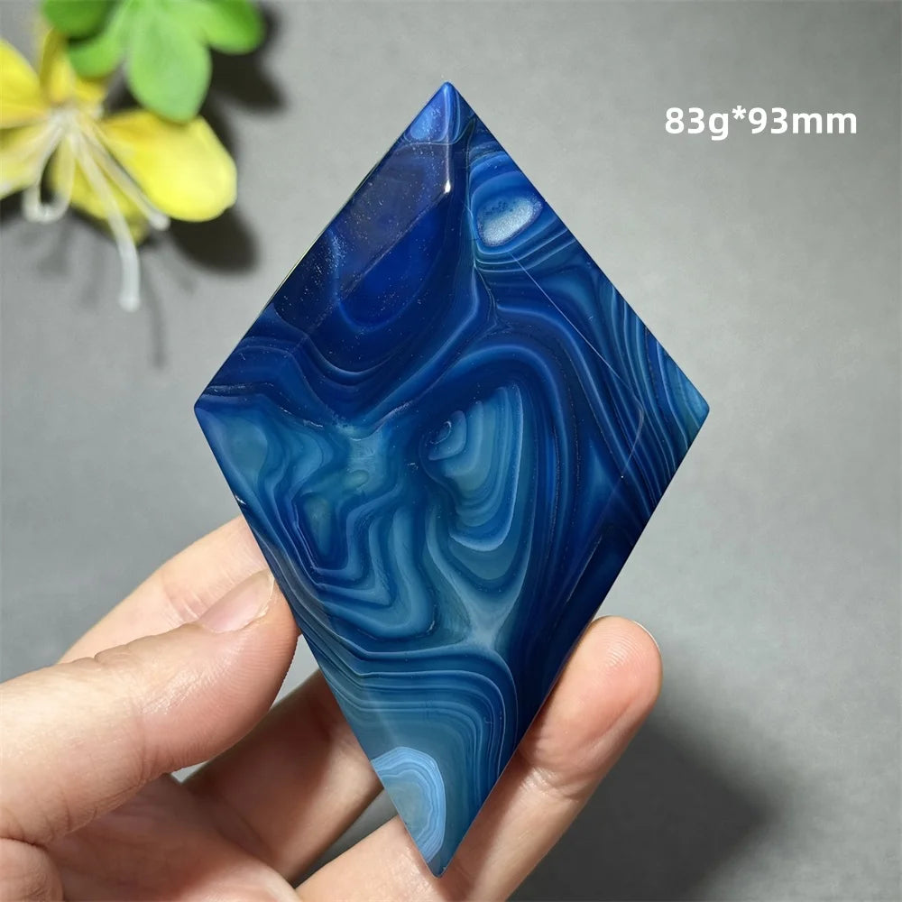Blue Agate Diamond-ToShay.org