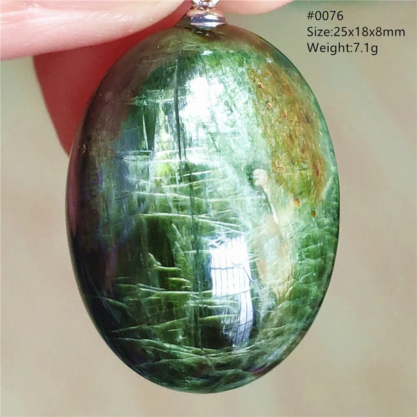 Green Diopside Pendant-ToShay.org