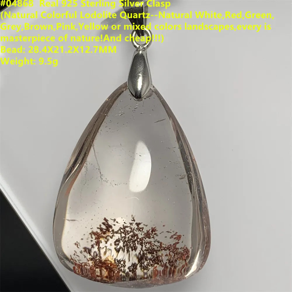 Black Rutilated Quartz Pendants-ToShay.org