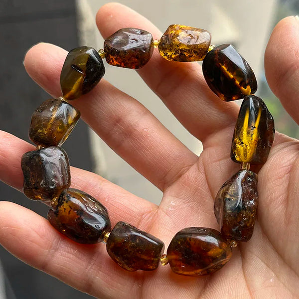 Yellow Amber Bracelet-ToShay.org