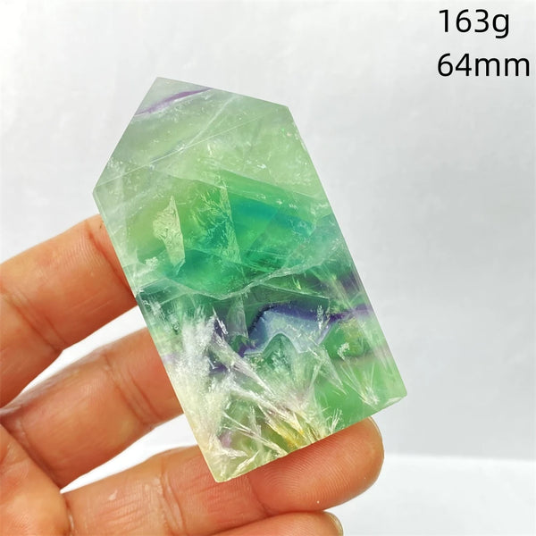 Rainbow Fluorite Crystal Point-ToShay.org