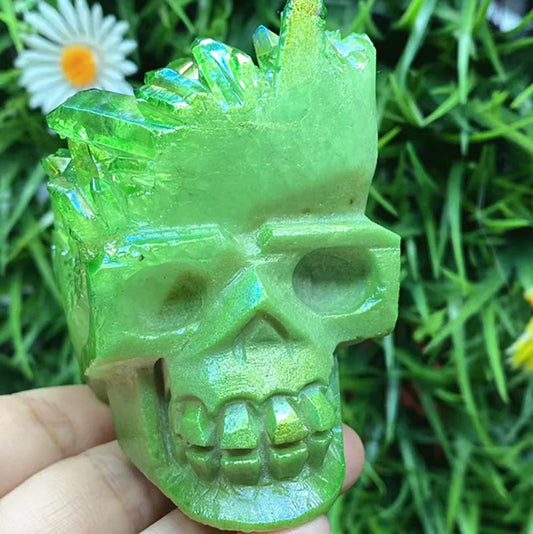 Mixed Crystal Cluster Skulls-ToShay.org