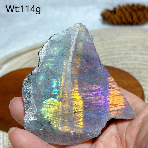 Purple Labradorite Slice-ToShay.org