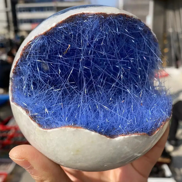 Blue Hair Goethite Crystal-ToShay.org