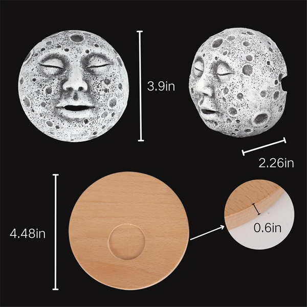 Moon Face Incense Burner-ToShay.org