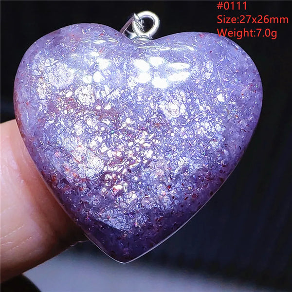 Blue Blood Red Lolite Pendant-ToShay.org