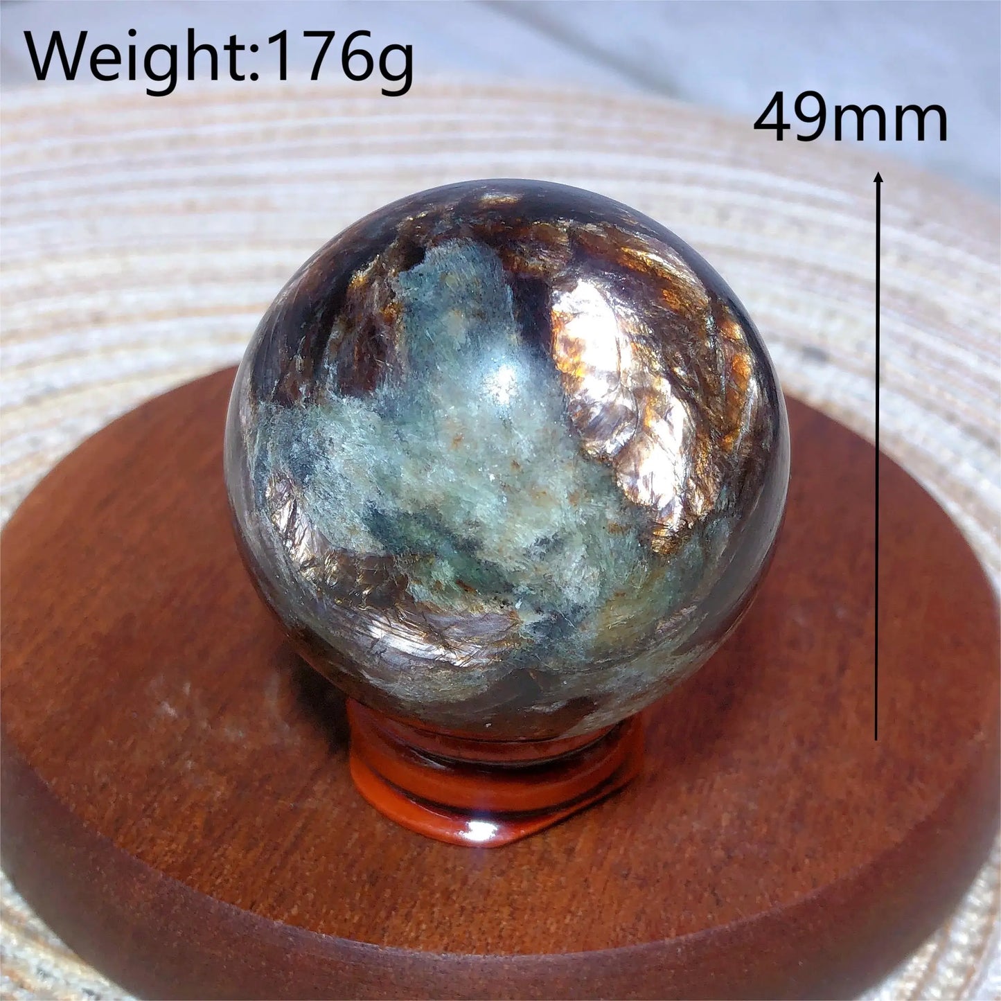 Gold Flash Phlogopite Balls-ToShay.org
