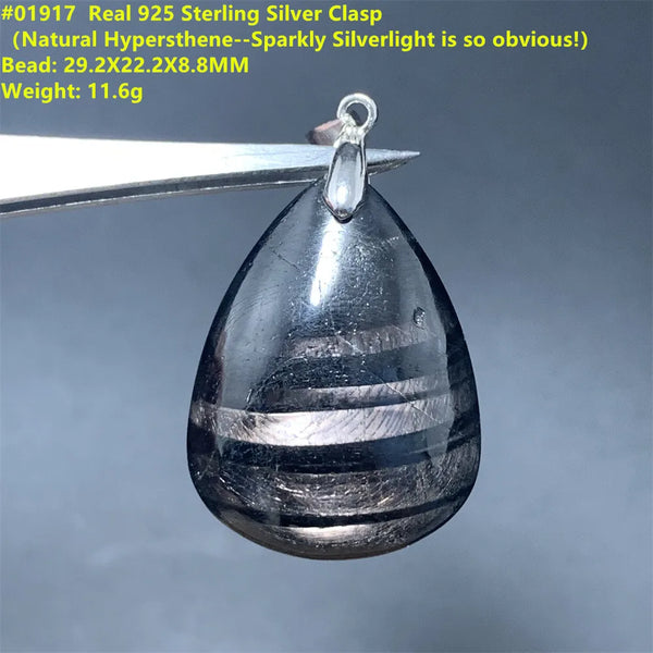 Black Hypersthene Pendant-ToShay.org