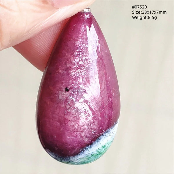 Red Ruby Zoisite Pendant-ToShay.org