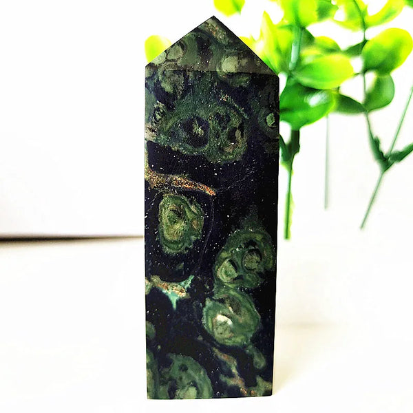 Green Peacock Eye Wand-ToShay.org