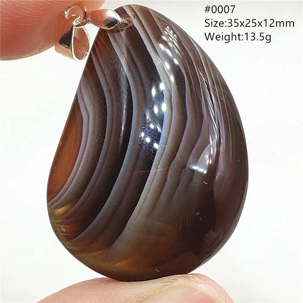 Black Agate Pendant-ToShay.org