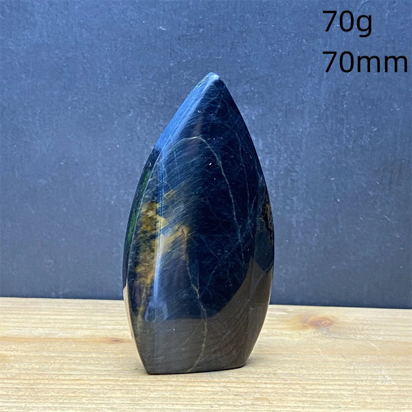 Blue Tiger Eye Stone Flame-ToShay.org