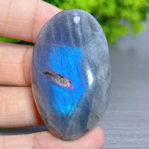 Purple Labradorite Palm Stone-ToShay.org