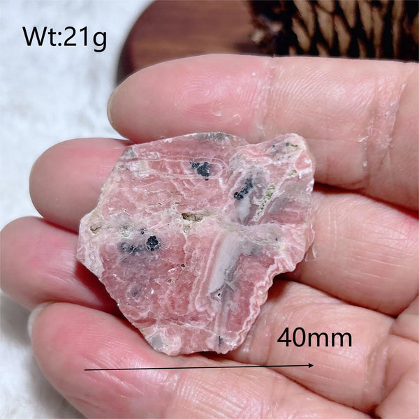 Pink Rhodochrosite Slice-ToShay.org