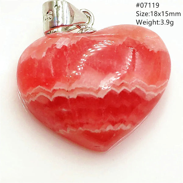 Red Rhodochrosite Pendant-ToShay.org