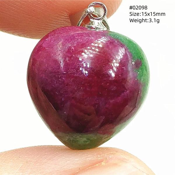 Red Ruby Zoisite Pendant-ToShay.org