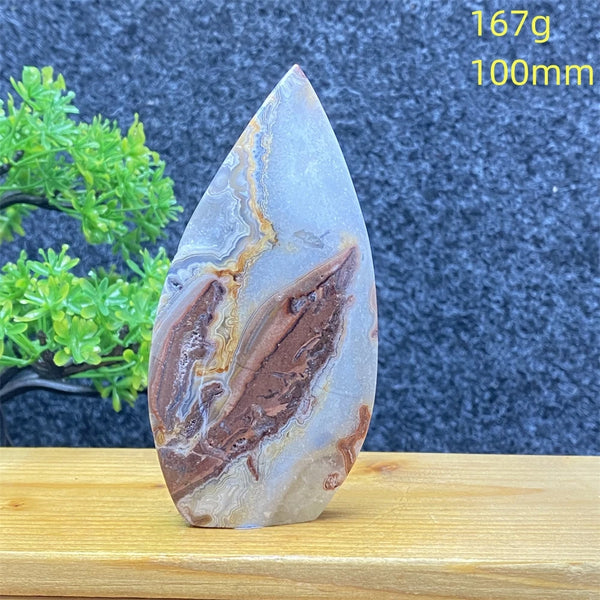 Blue Lace Agate Torch-ToShay.org