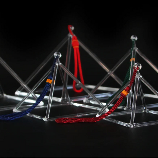 Clear Crystal Singing Pyramid-ToShay.org